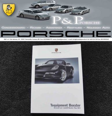 CATALOGO PORSCHE ILLUSTRATIVO  TEQUIPMENT BOXSTER 