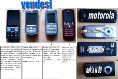 cellulari vari