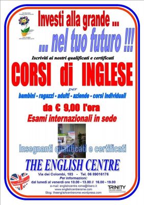 CORSI DI INGLESE BUSINESS ENGLISH ROMA SUD EST CENTOCELLE TOR VERGATA BORGHESIANA