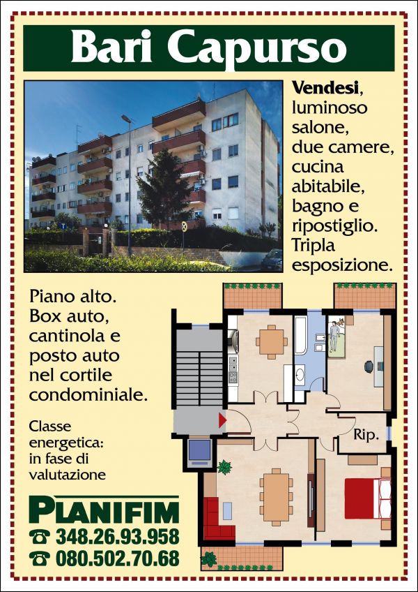 3 vani box auto, cantinola, posto auto a capurso